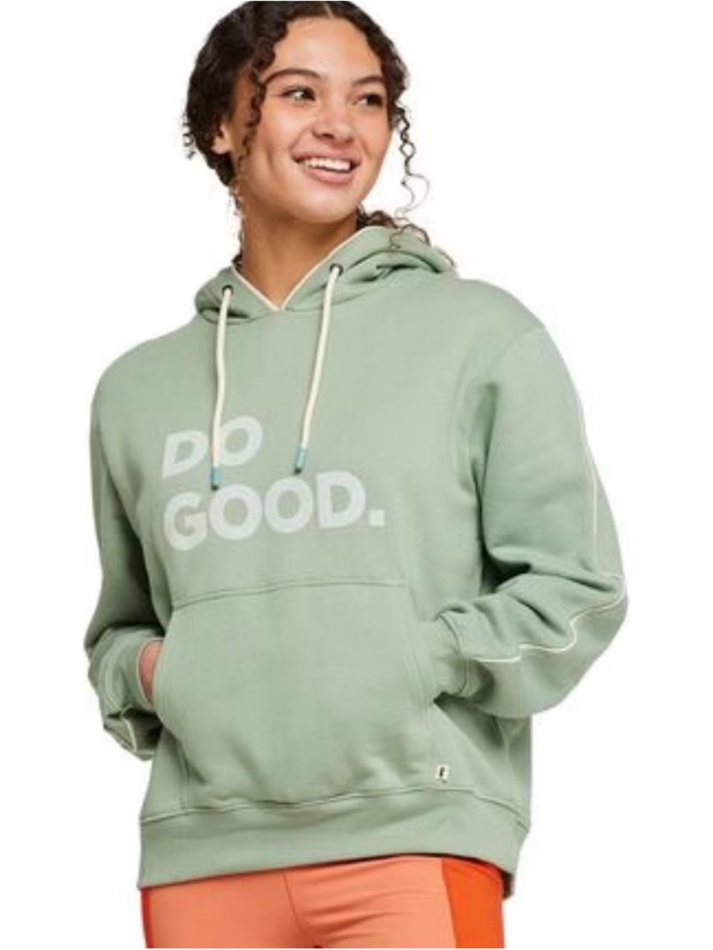 Cotopaxi ‘Do Good’ Hooded Sweatshirt Sage Green Size XL Hoodie Cozy Winter Comfy